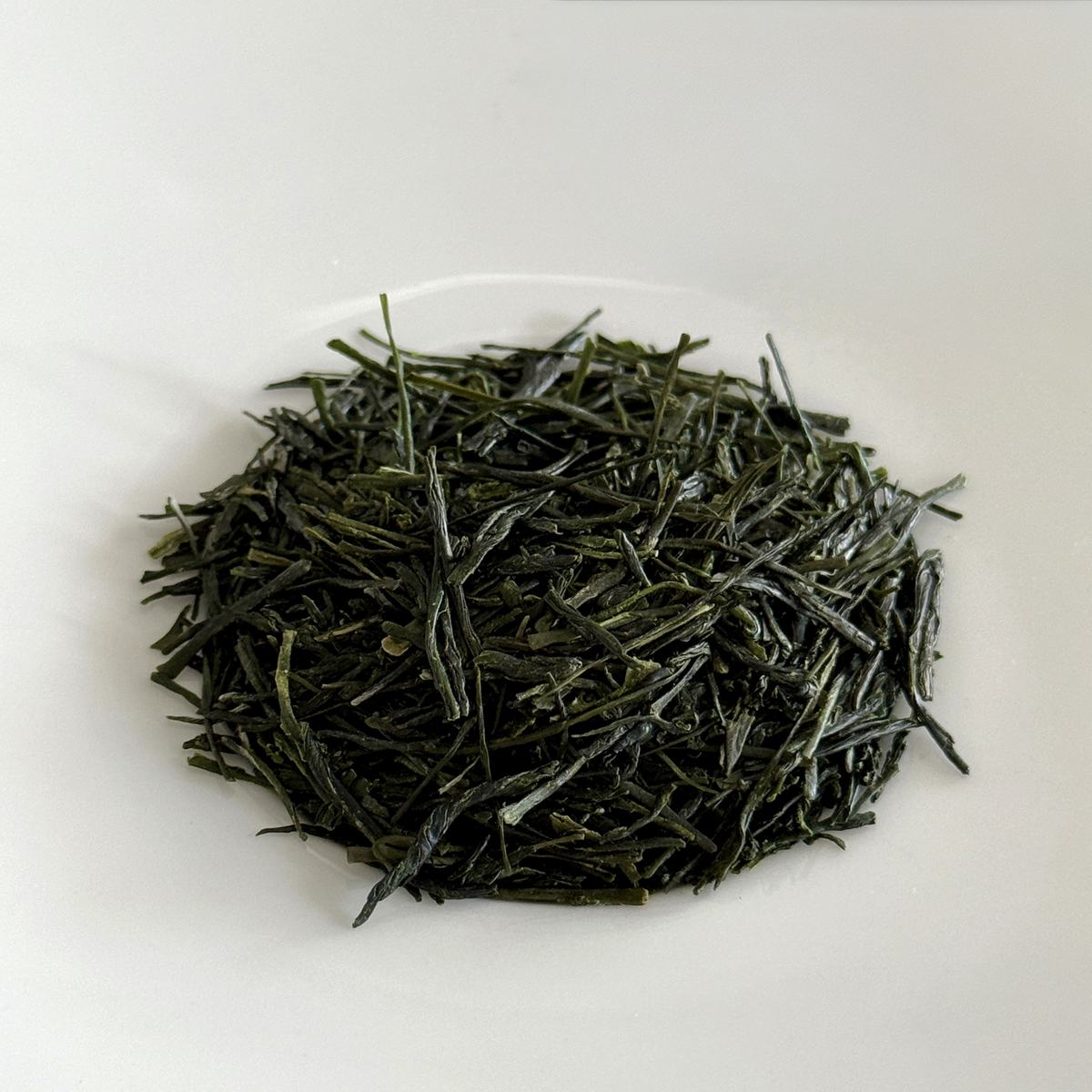 Sencha green tea leaves